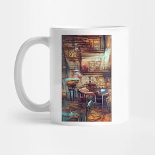 The Coffee Neon Wonderland| Cyber city coffee Mug